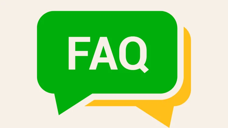 FAQ Banner Green