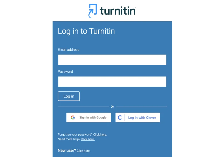 Turnitin Login