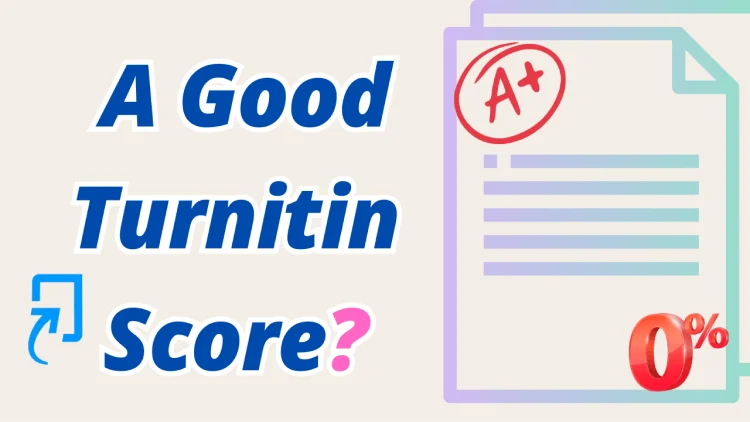 A Good Turnitin Score Banner