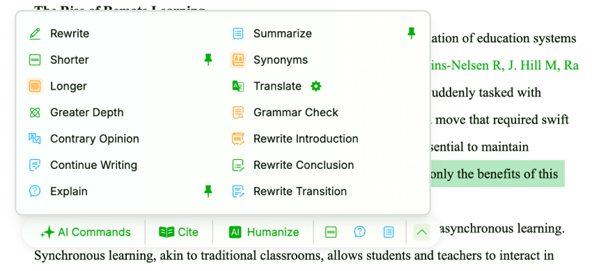 Essaydone Writergpt Ai Commands